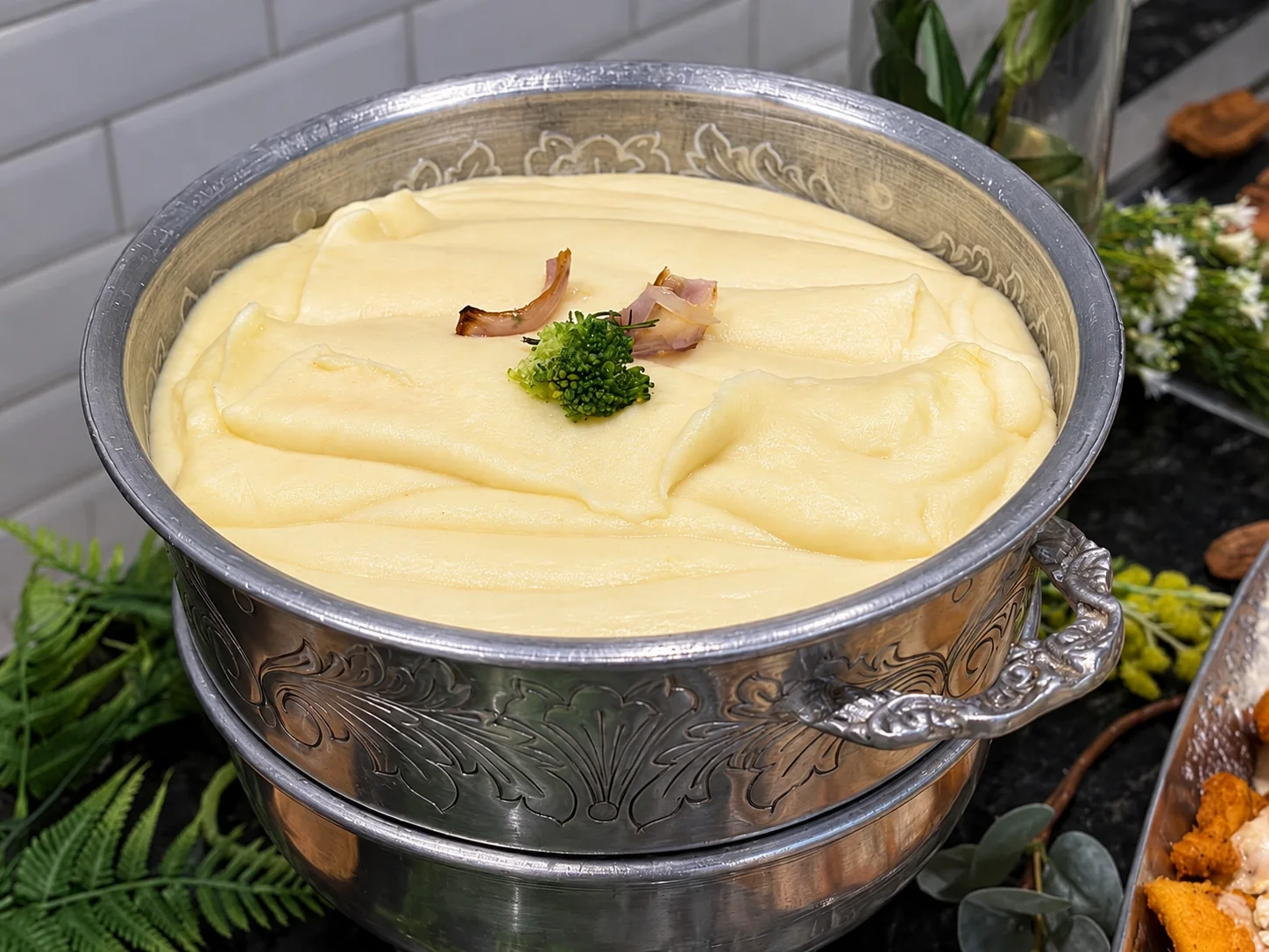 Purê de batata — foto do Buffet André Melo